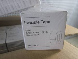 lot 197 image: (F-2) Case of 144 Rolls of Invisibl...