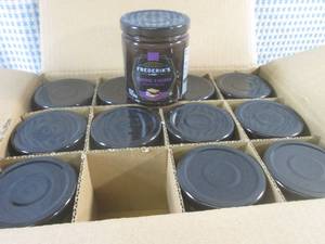 lot 206 image: (B-3) 12 Jars of Frederiks Classic...