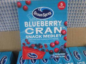 lot 220 image: (A-4) 10 Boxes of Ocean Spray Blueb...
