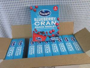 lot 223 image: (A-4) 10 Boxes of Ocean Spray Blueb...