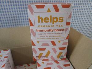 lot 240 image: (B-3) 6 Boxes of Helps Organic Tea ...