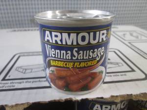 lot 250 image: (C-3) 24 Cans of Armour Vienna Saus...