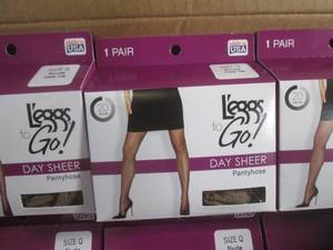 lot 293 image: (BR3) 36 Pair of Leggs To Go Day S...