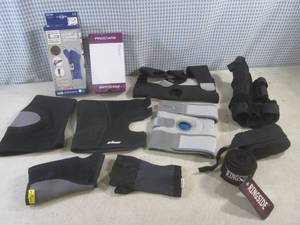 lot 22 image: (CSB) Assorted Wrist and Knee Brace...