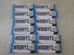 lot 348 image: (B-3) 12 Hersheys Cookie N Creme Ca...