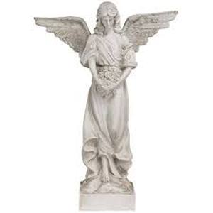 lot 39 image: Design Toscano 44.5 Morning Star Heavenly Angel Statue-Model Number KY47136