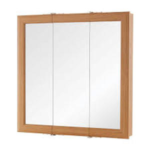 lot 81 image: HDC  24 in. W x 24 in. H Rectangular Medicine Cabinet with Mirror