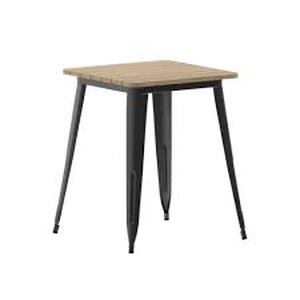 lot 83 image: Flash Furniture JJ-T14619-60-BRBK-GG Declan Dining Table