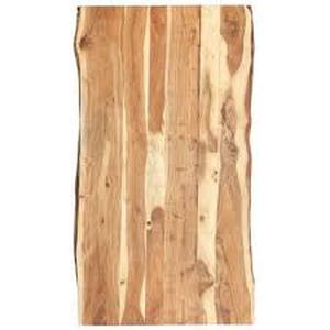 lot 104 image: vidaXL Table Top Solid Acacia Wood 46.5x(19.7-23.6)x1.5