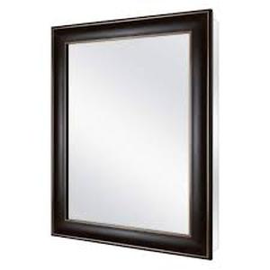 lot 46 image: HDC 24 in. W x 30 in. H Rectangular Medicine Cabinet with Mirror