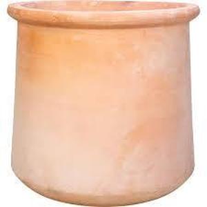 lot 170 image: 15 in. Clay Tall Modern Modesto Planter
