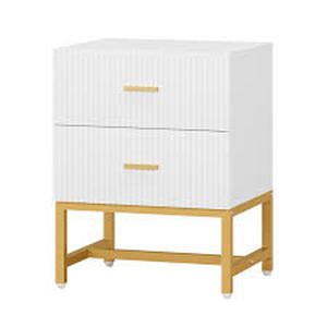 lot 220 image: Tribesigns 2-Drawer Nightstand, Modern Bedside End Table with Storage