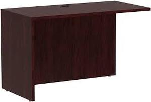 lot 221 image: Alera ALEVA354824MY Valencia Series 47-14 in. x 23-58 in. x 29-12 in. Reversible ReturnBridge Shell - Mahogany