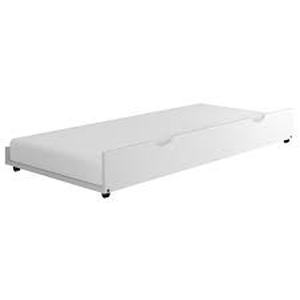 lot 226 image: Walker Edison - Solid Wood Twin Trundle Bed - White