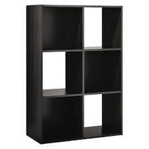 lot 233 image: 11 6 Cube Organizer Shelf - Room Essentials-Espresso
