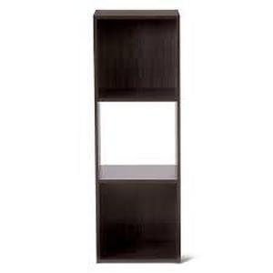 lot 237 image: 11 3 Cube Organizer Shelf - Room Essentials-Dark Brown