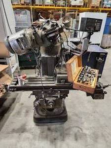 lot 1 image: Bridgeport Mill Series I 2 HP Mill with extras