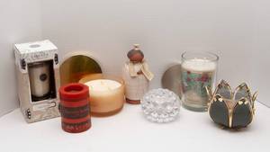 lot 248 image: Christmas Candles and Decor