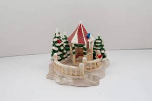 lot 243 image: Department 56 Village Gazebo The Original Snow Village Accessory