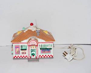 lot 255 image: Department 56 56 Flavors Ice Cream Parlor The Original Snow Village
