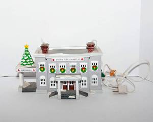 lot 268 image: Department 56 Snowy Hills Hospital The Original Snow Village