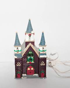 lot 278 image: Department 56 St. Lukes Church The Original Snow Village
