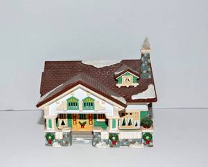 lot 285 image: Department 56 Craftsman Cottage The Original Snow Village American Architecture Series