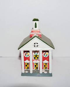 lot 287 image: Department 56 Colonial Church The Original Snow Village