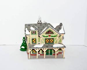 lot 291 image: Department 56 Stick Style House The Original Snow Village American Architecture Series