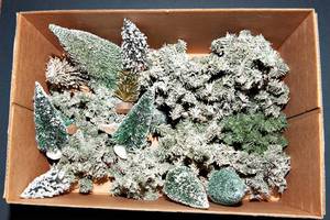 lot 301 image: Christmas Village Trees #1