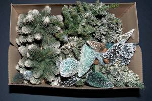 lot 303 image: Christmas Village Trees #3