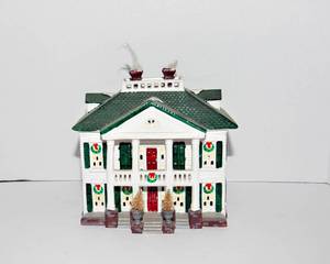 lot 309 image: Department 56 Southern Colonial The Original Snow Village American Architecture Series