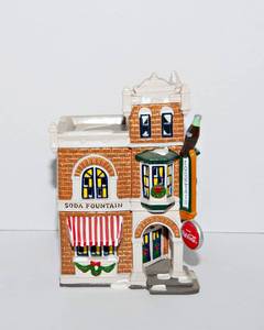 lot 311 image: Department 56 Coca-Cola Corner Drugstore The Original Snow Village