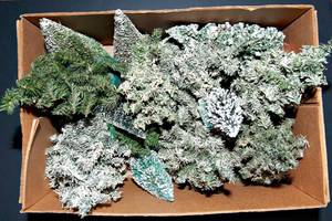 lot 312 image: Christmas Village Trees #4