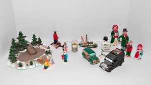 lot 321 image: Department 56 The Original Snow Village Accessories #6