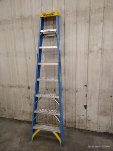 lot 67 image: Werner 8 Fiberglass Stepladder