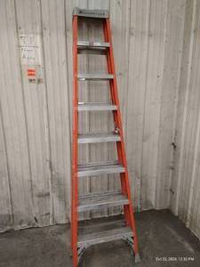 lot 68 image: Louisville 8 Fiberglass Stepladder