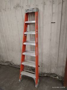 lot 75 image: Louisville 7 Fiberglass Stepladder