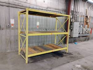 lot 48 image: 9 Foot Heavy Duty Pallet Storage Rack
