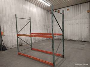 lot 84 image: 9 Foot Heavy Duty Click Together Storage Rack