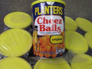 lot 70 image: 12- 2.75 oz Planters Cheez Balls...