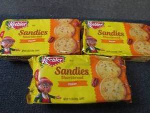 lot 97 image: 3- 11.3 oz Keebler Sandies Pecan Sh...