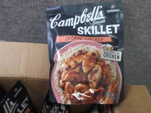 lot 115 image: 6- 11 oz Campbells Sesame Chicken ...
