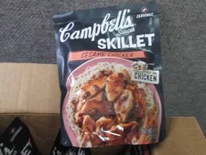 lot 116 image: 6- 11 oz Campbells Sesame Chicken ...