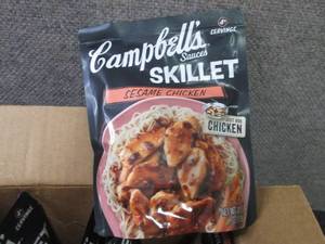 lot 118 image: 6- 11 oz Campbells Sesame Chicken ...