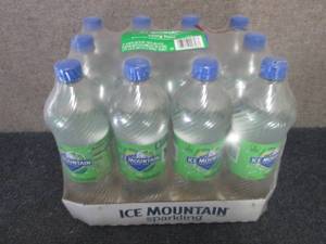 lot 130 image: 12- 33.8 oz Ice Mountain Zesty Lime...