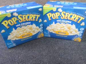 lot 134 image: 2- 12 pks Pop Secret 100 Calorie Sn...