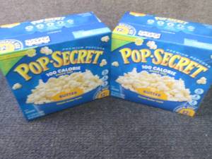lot 137 image: 2- 12 pks Pop Secret 100 Calorie Sn...
