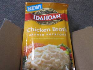 lot 145 image: 12- 4 oz Idahoan Chicken Broth Mash...