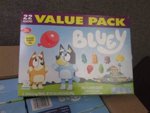 lot 164 image: 6- 22 ct Bluey Assorted Fruit Snack...